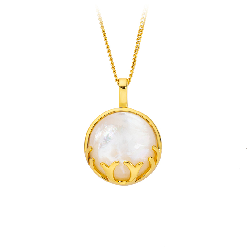 Natural MOP Companion Necklace - Always With You 