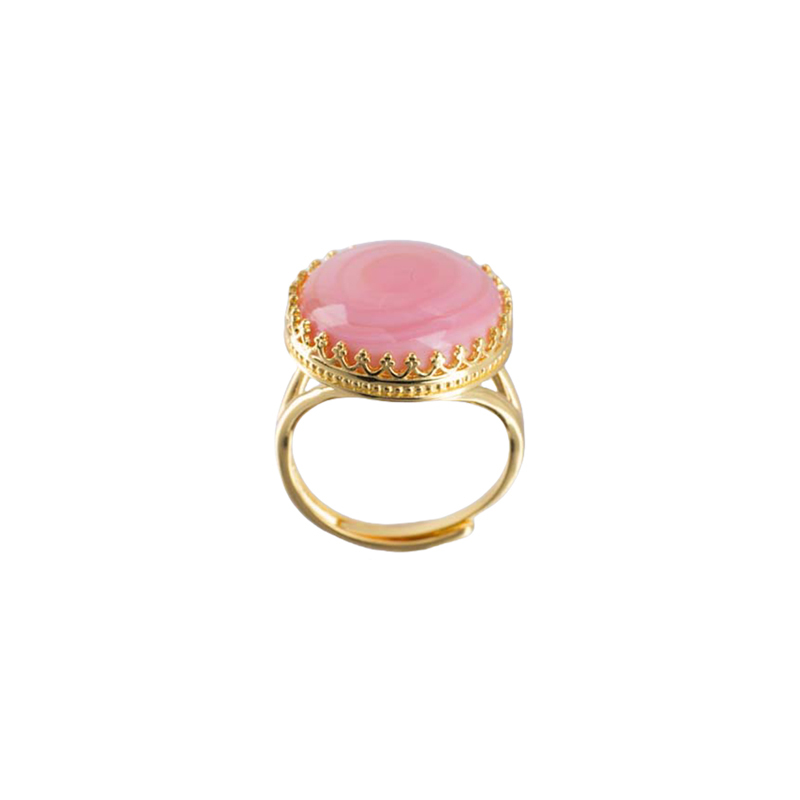 Elegant Queen Conch Crown Ring | Extra Large Round
