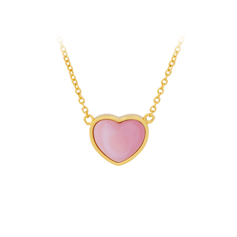 Mini Heart Queen Conch Choker | 18K Gold Plated