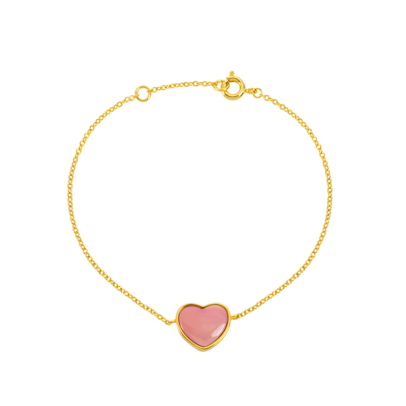 Natural Queen Conch Sweet Heart Bracelet