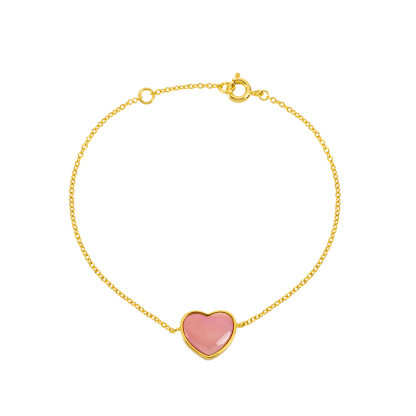 Natural Queen Conch Sweet Heart Bracelet