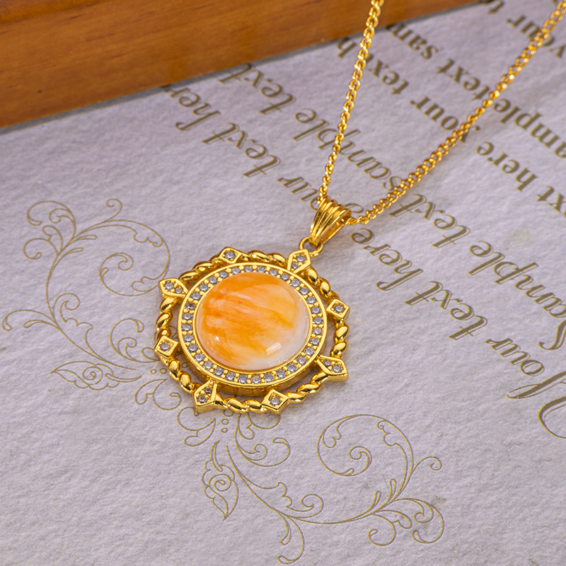 Natural Spiny Oyster French Royal Necklace - Elegant Choker