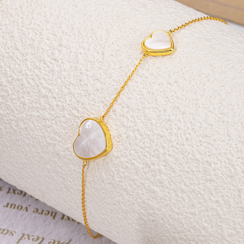 Double Heart Bracelet | Fresh Sweet & Girly Charm 