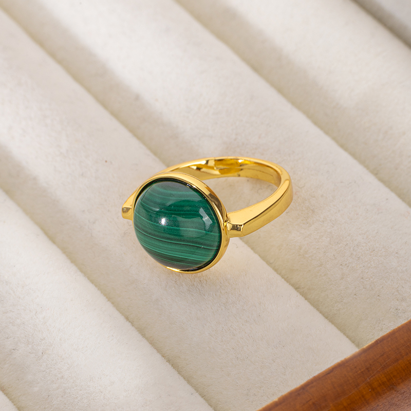 Adjustable Lapis Lazuli Ring - Vintage Minimalist Style