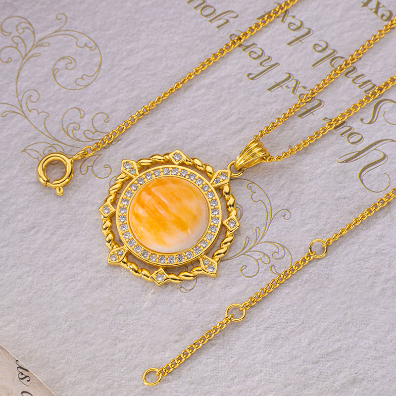 Natural Spiny Oyster French Royal Necklace - Elegant Choker