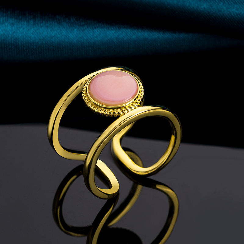 Bestselling French Vintage Natural Conch Shell Ring 