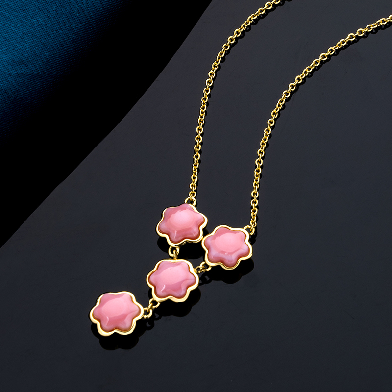 Natural Queen Conch Star Necklace | Fashion Sweet for Teen Girls