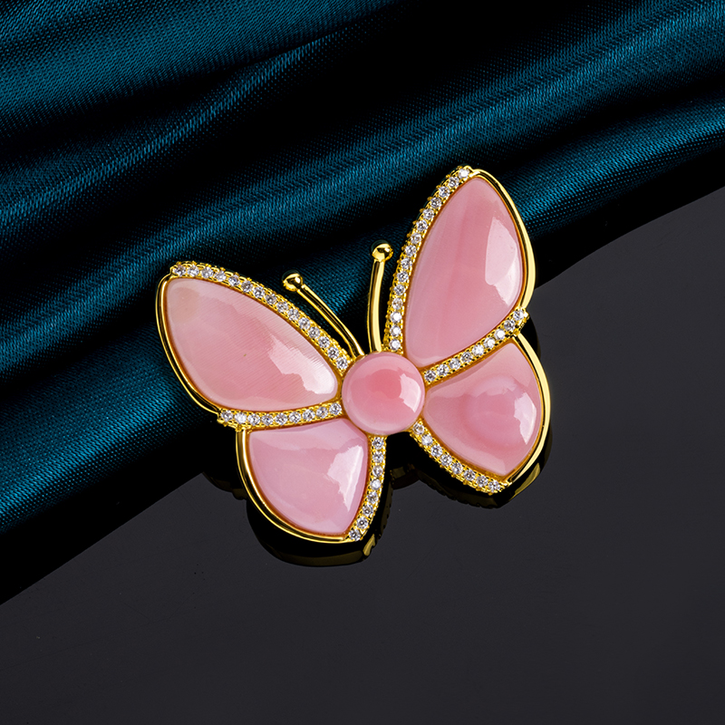 Luxury Queen Conch Butterfly Brooch