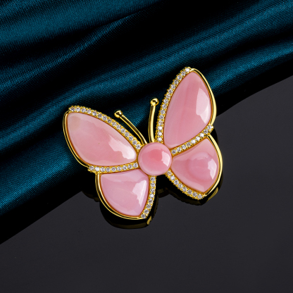 Luxury Queen Conch Butterfly Brooch