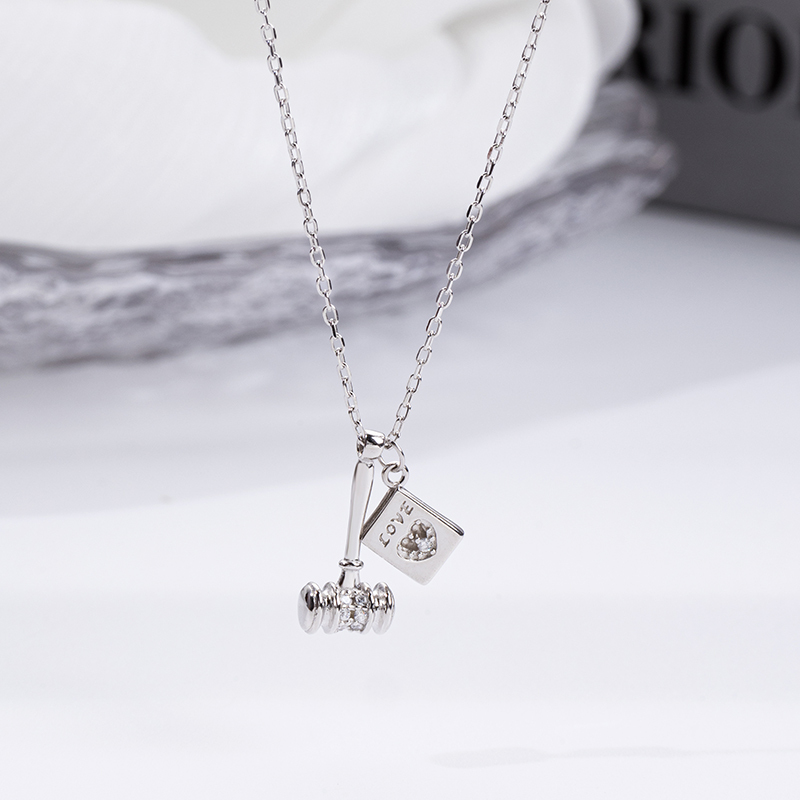 S925 Love Vow Necklace - Sterling Silver Romantic Jewelry