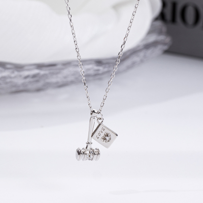 S925 Love Vow Necklace - Sterling Silver Romantic Jewelry