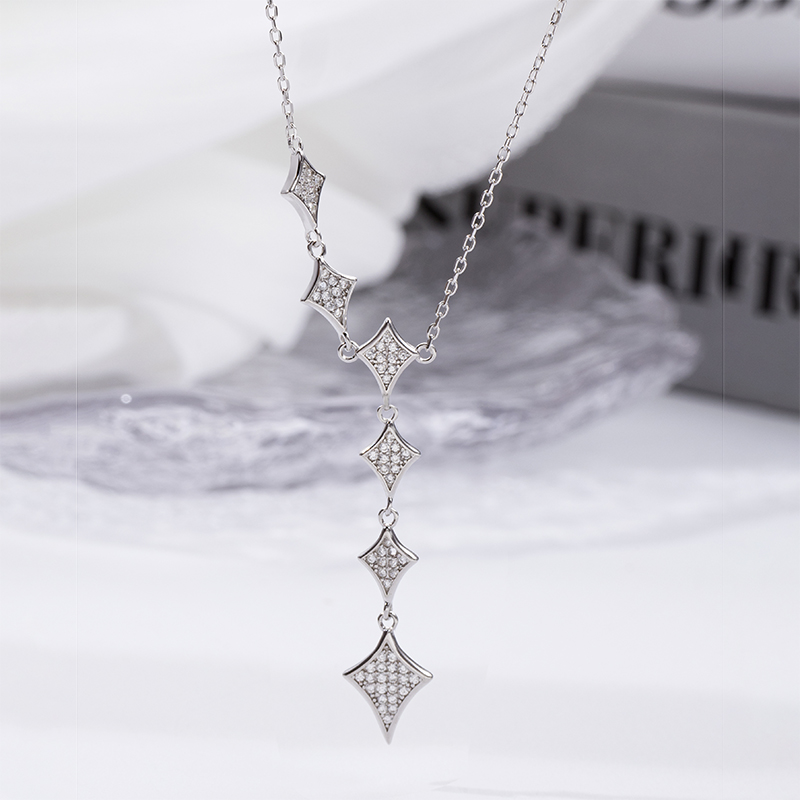 S925 Star Necklace - Sterling Silver Celestial Jewelry
