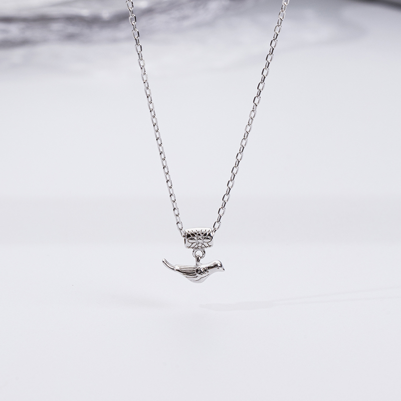 Songbird Pendant Necklace | Minimalist Everyday Jewelry