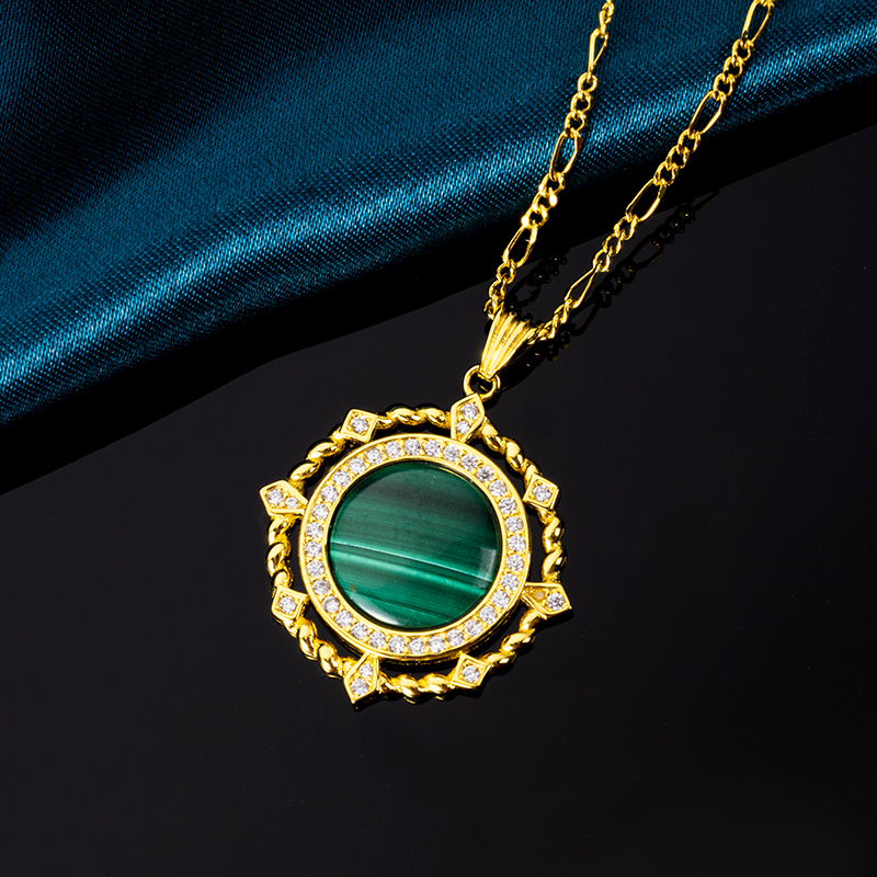 Luxury Court-Style Malachite Jewelry