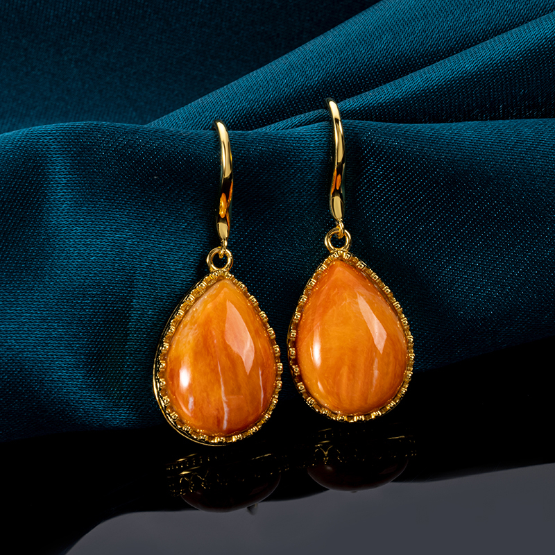 Ethical Boho Teardrop Earrings – Natural Shell Jewelry for Free Spirits