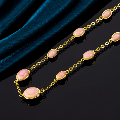 Luxury Natural Queen Conch Shell Necklace