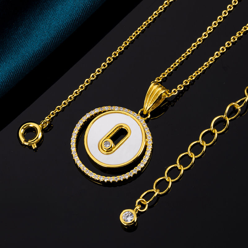 Bestselling Round White Mother of Pearl Pendant