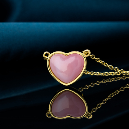 Mini Heart Queen Conch Choker | 18K Gold Plated