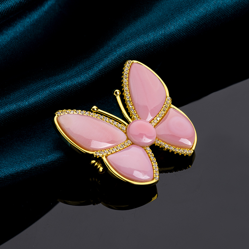 Luxury Queen Conch Butterfly Brooch