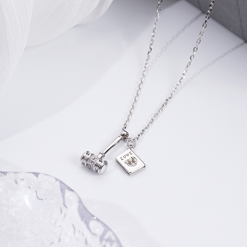 S925 Love Vow Necklace - Sterling Silver Romantic Jewelry