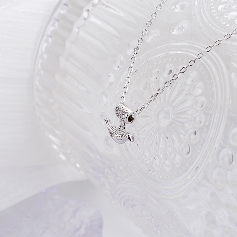 Songbird Pendant Necklace | Minimalist Everyday Jewelry