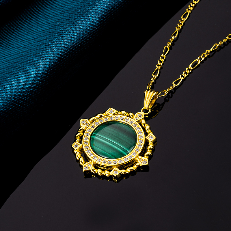 Luxury Court-Style Malachite Jewelry