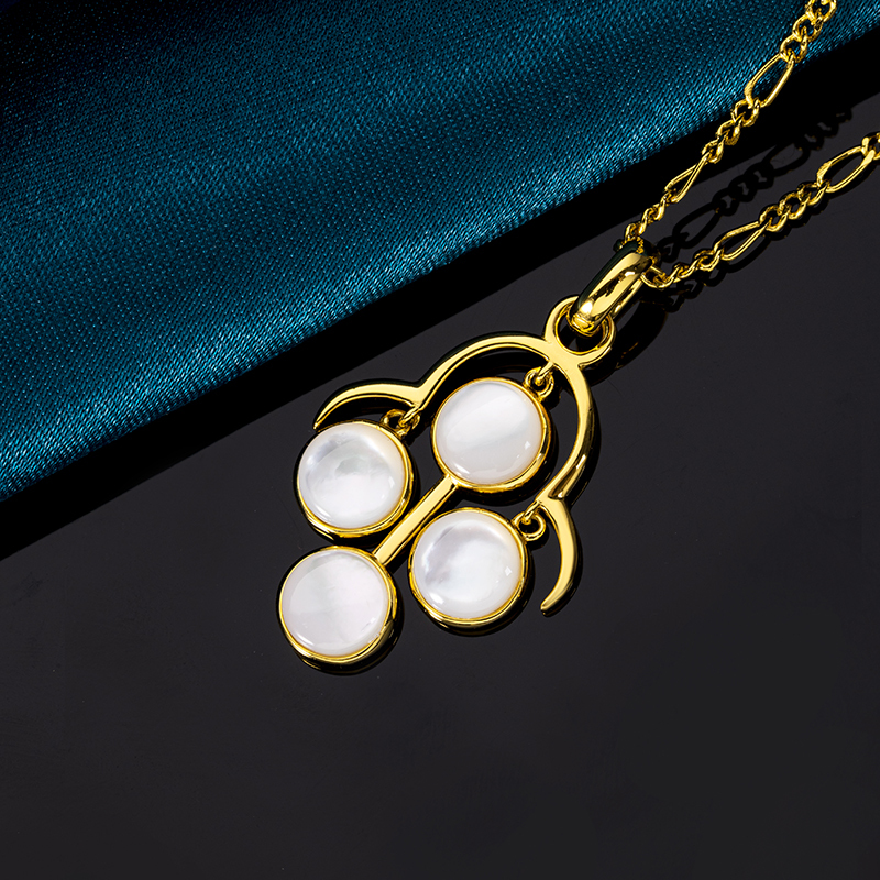 Natural White MOP Floral Drop Earrings