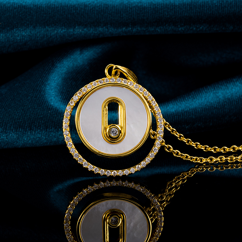 Bestselling Round White Mother of Pearl Pendant