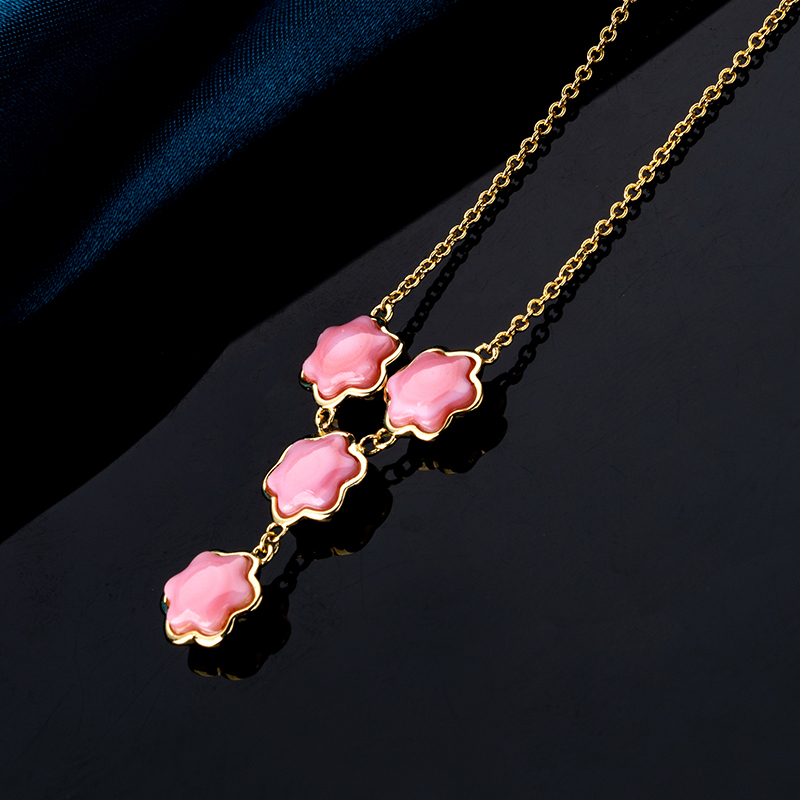 Natural Queen Conch Star Necklace | Fashion Sweet for Teen Girls