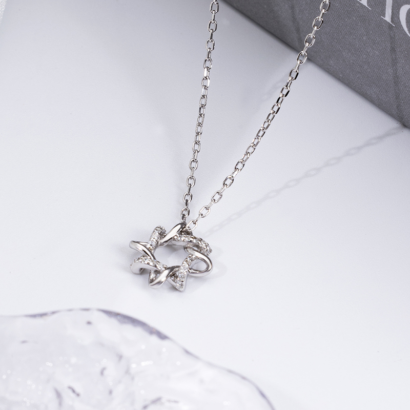 Modern Geometric Pendant | 925 Sterling Silver Chain