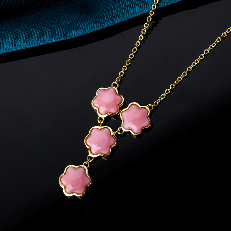 Natural Queen Conch Star Necklace | Fashion Sweet for Teen Girls