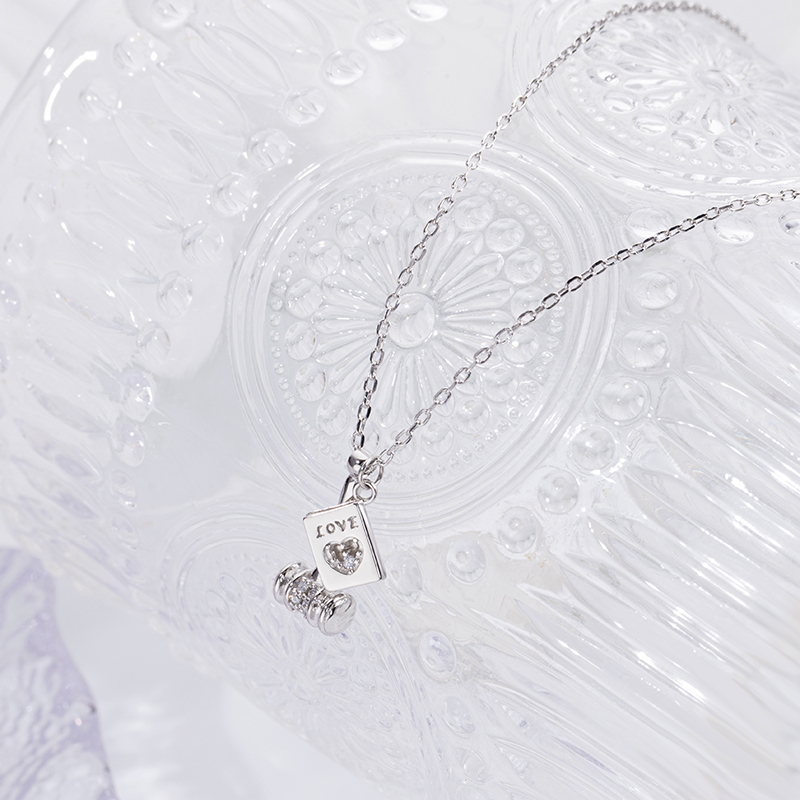 S925 Love Vow Necklace - Sterling Silver Romantic Jewelry