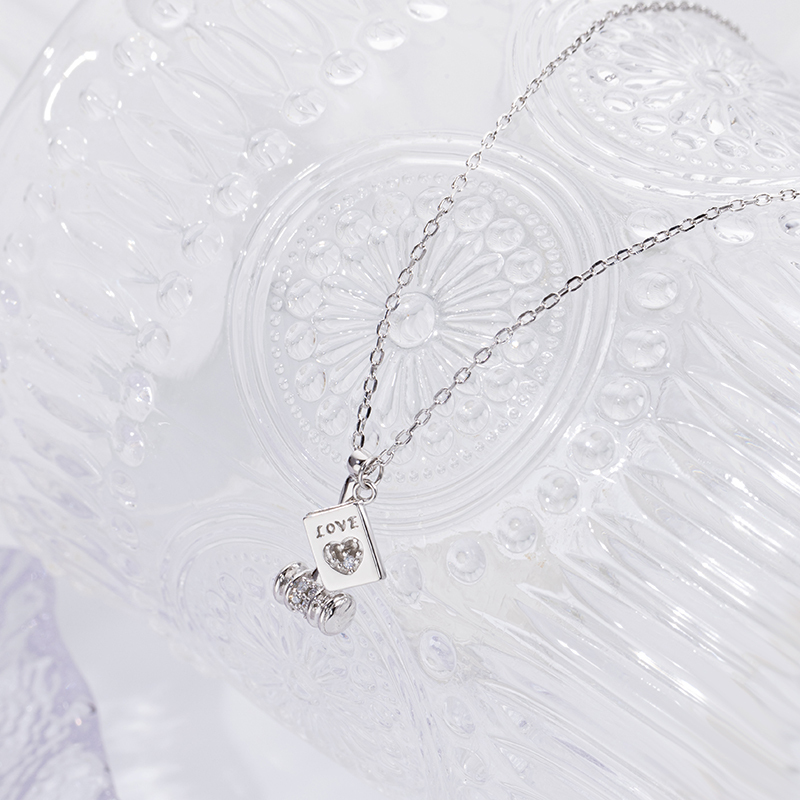 S925 Love Vow Necklace - Sterling Silver Romantic Jewelry