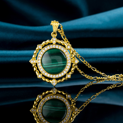 Luxury Court-Style Malachite Jewelry
