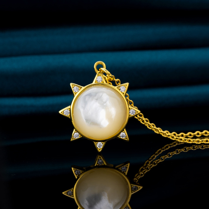 Fashion White Mother Pearl Drop Necklace