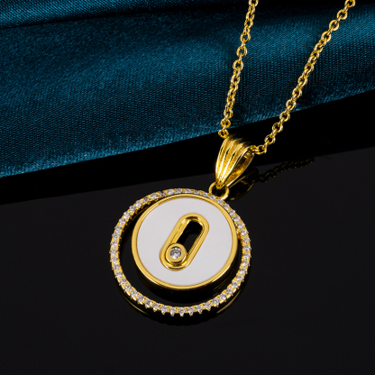 Bestselling Round White Mother of Pearl Pendant