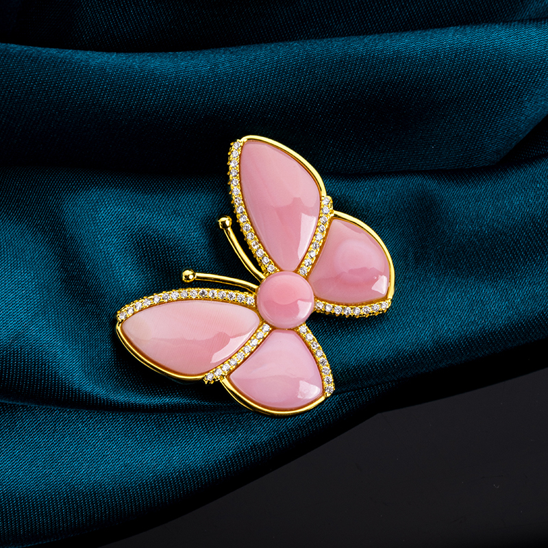 Luxury Queen Conch Butterfly Brooch