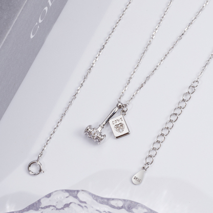 S925 Love Vow Necklace - Sterling Silver Romantic Jewelry