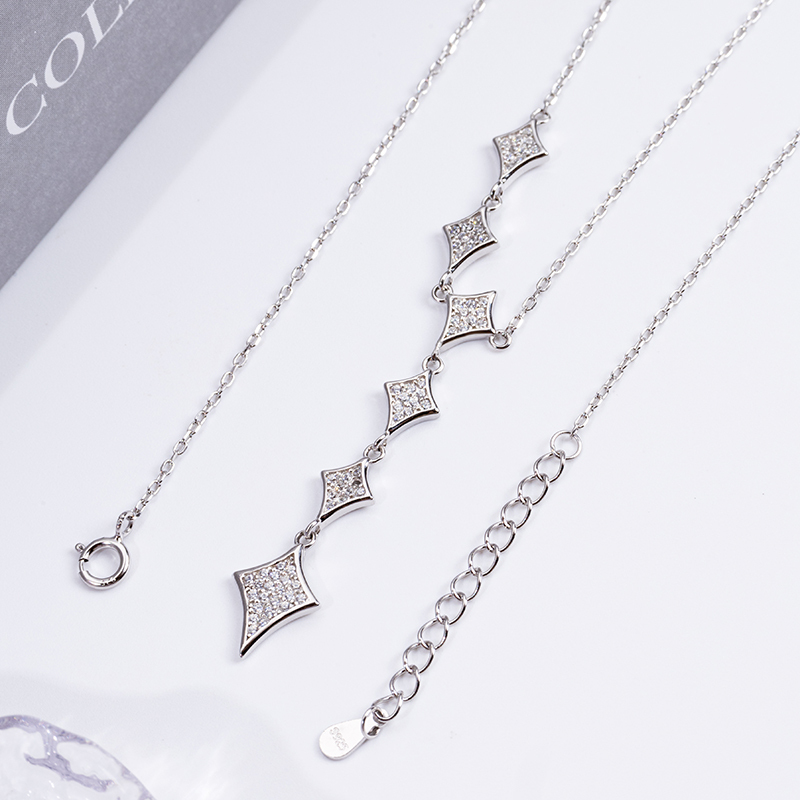 S925 Star Necklace - Sterling Silver Celestial Jewelry