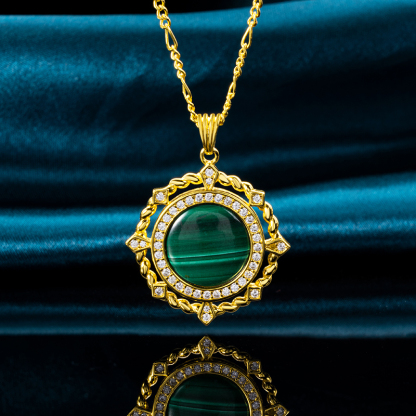 Luxury Court-Style Malachite Jewelry