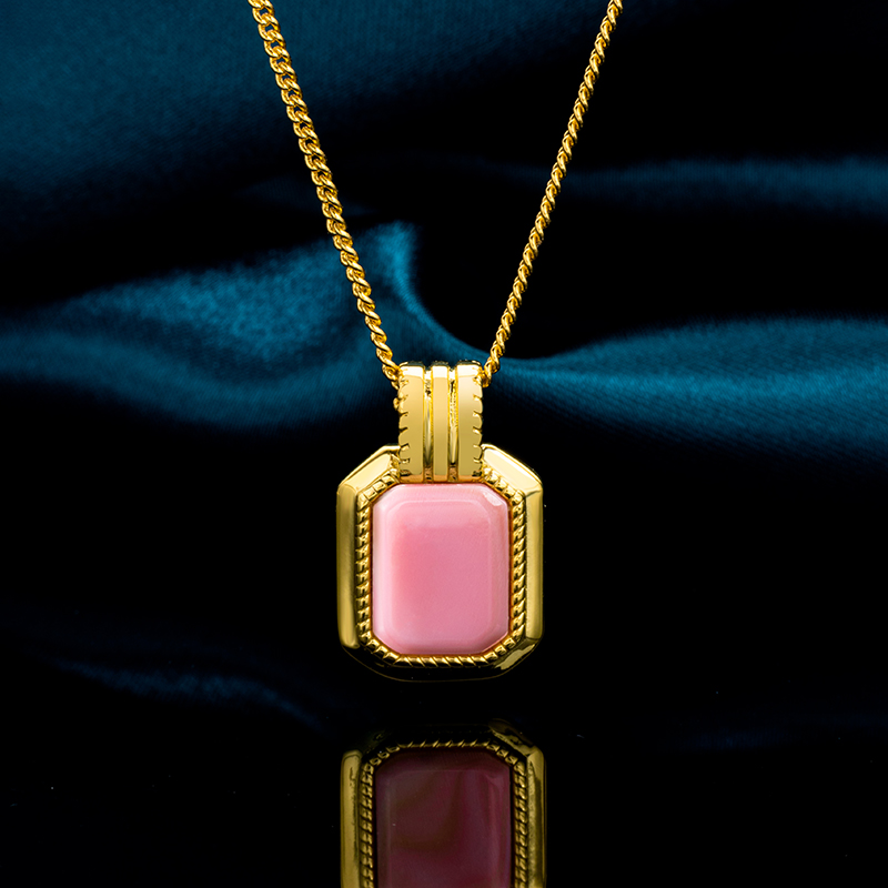 Pink Conch Necklace