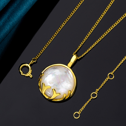 Natural MOP Companion Necklace - Always With You 