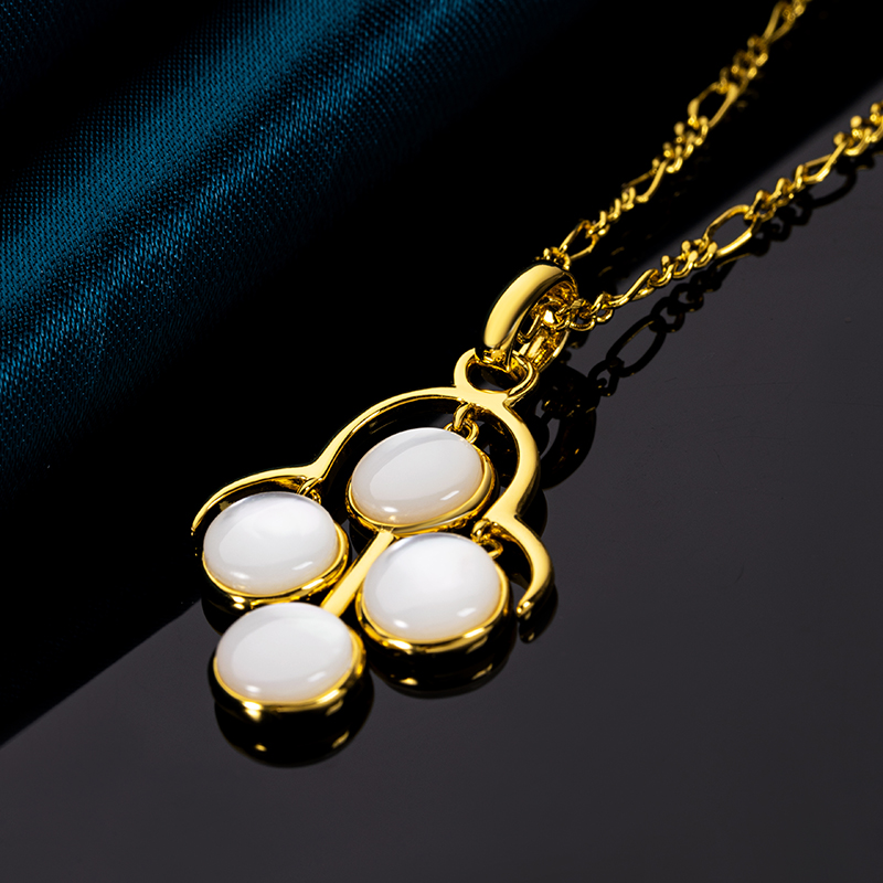 Natural White MOP Floral Drop Earrings