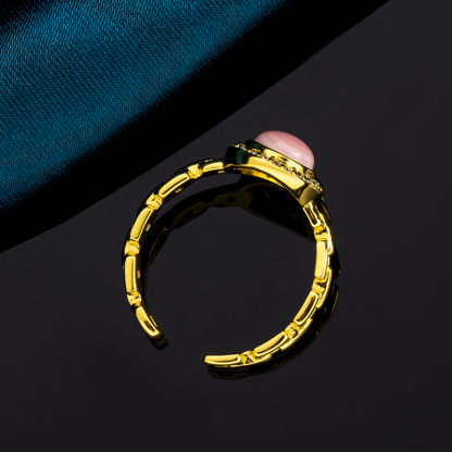 Trendy Adjustable Queen Conch Ring - Round & Elegant