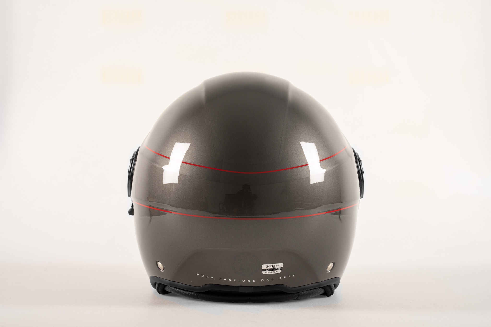 BENELLI JV-21 HELMET GREY & RED 