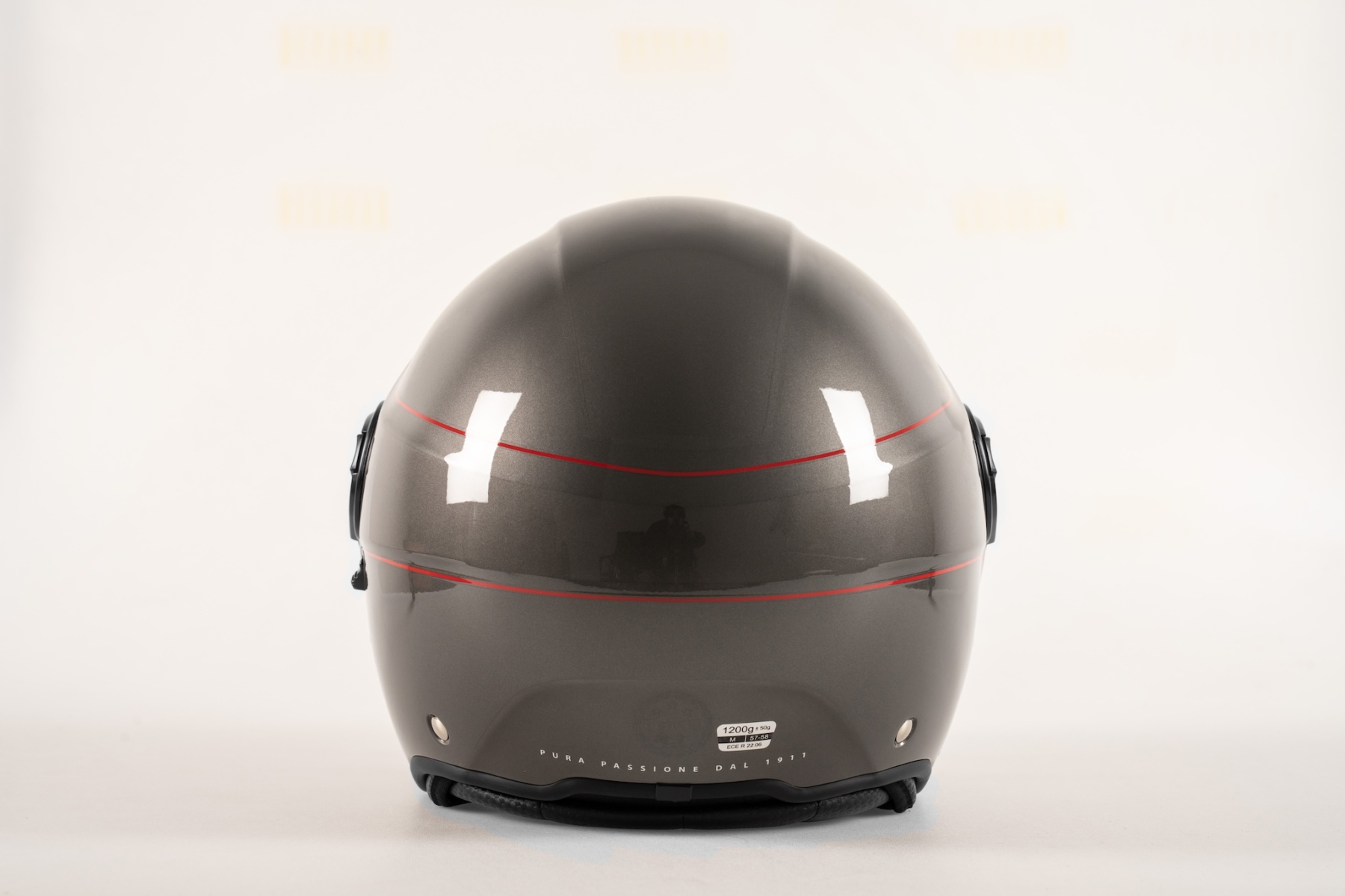BENELLI JV-21 HELMET GREY & RED 