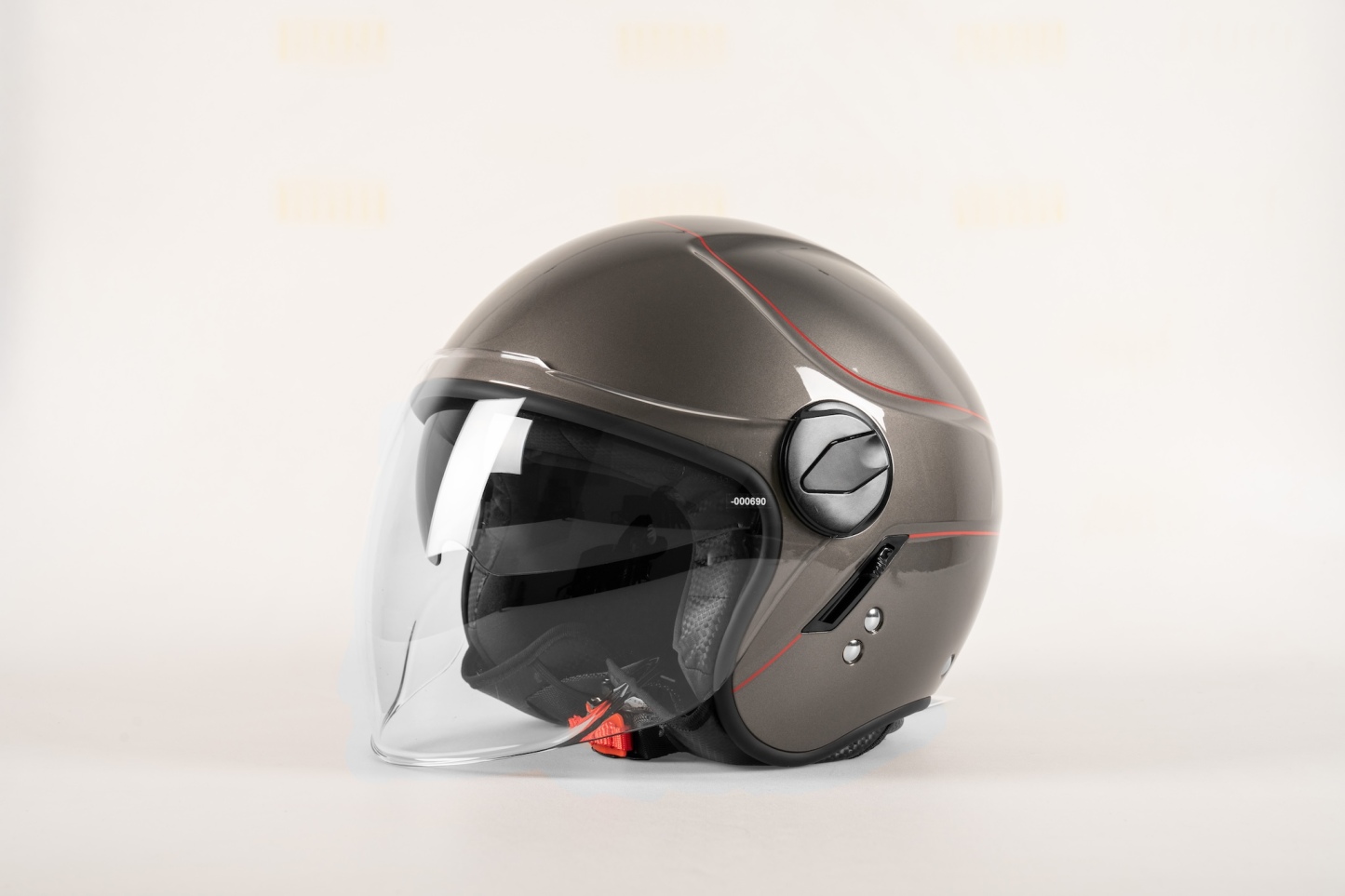 BENELLI JV-21 HELMET GREY & RED 