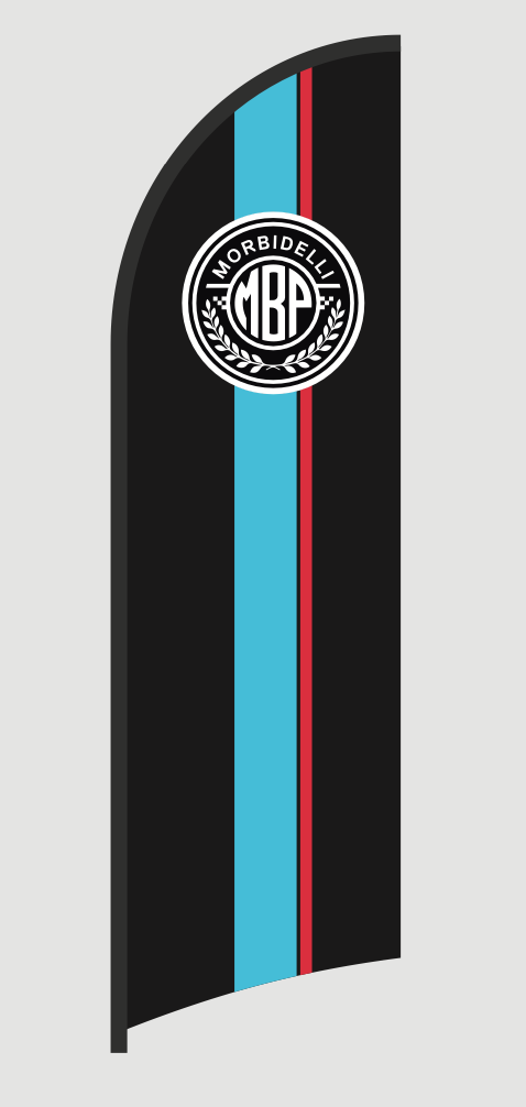 MORBIDELLI  LOGO FEATHER FLAG