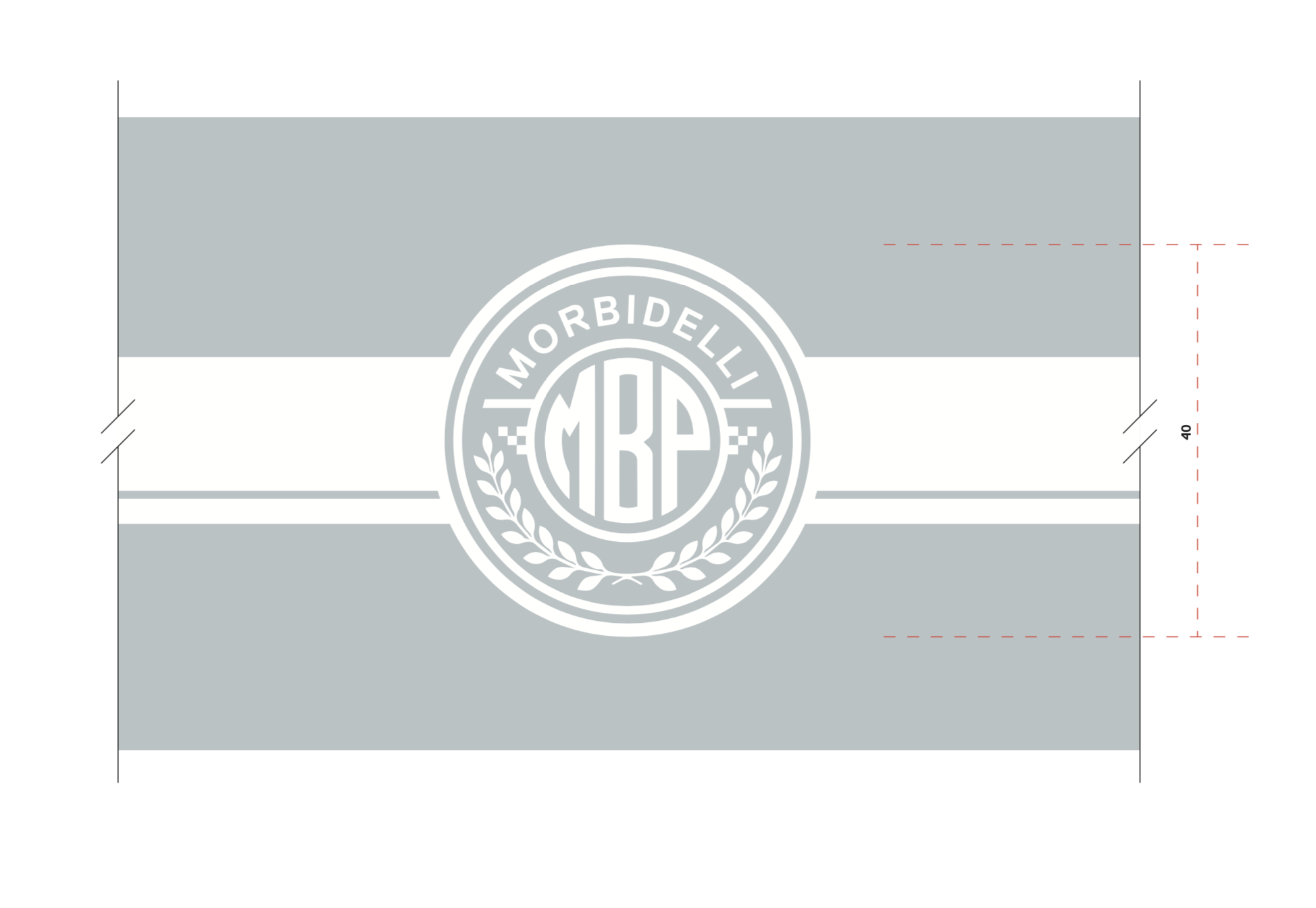 MB FROSTED TRANSLUCENT VINYL STICKER