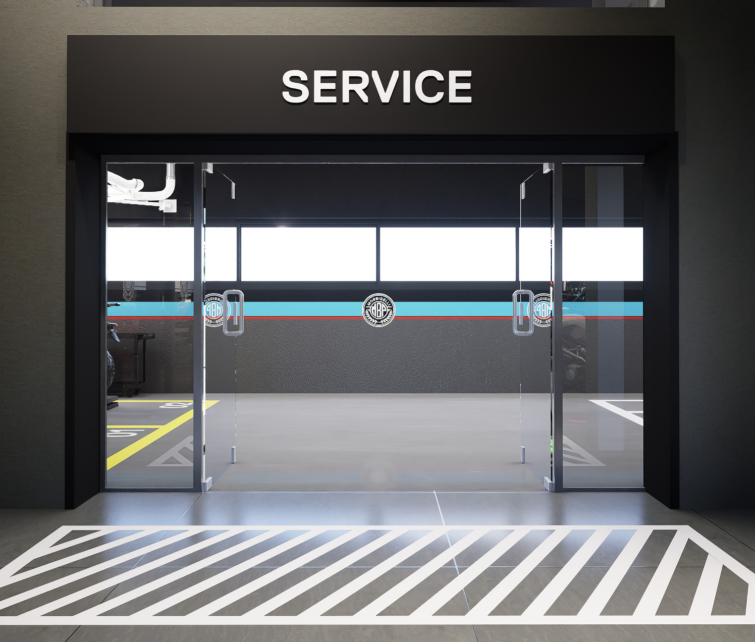 MB COLORED ACRYLIC PAINT VINYL STICKER